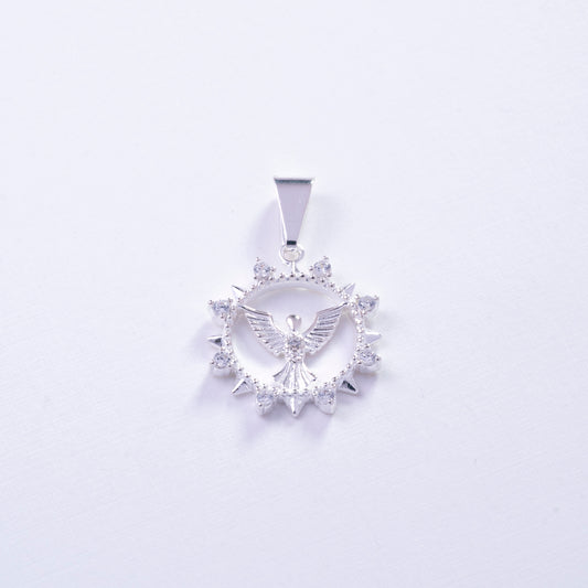 Dije de ángel de la guarda en Plata