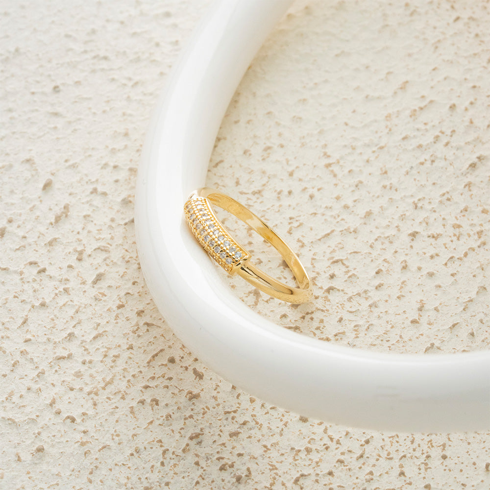 Anillo linea de pavé en Goldfield