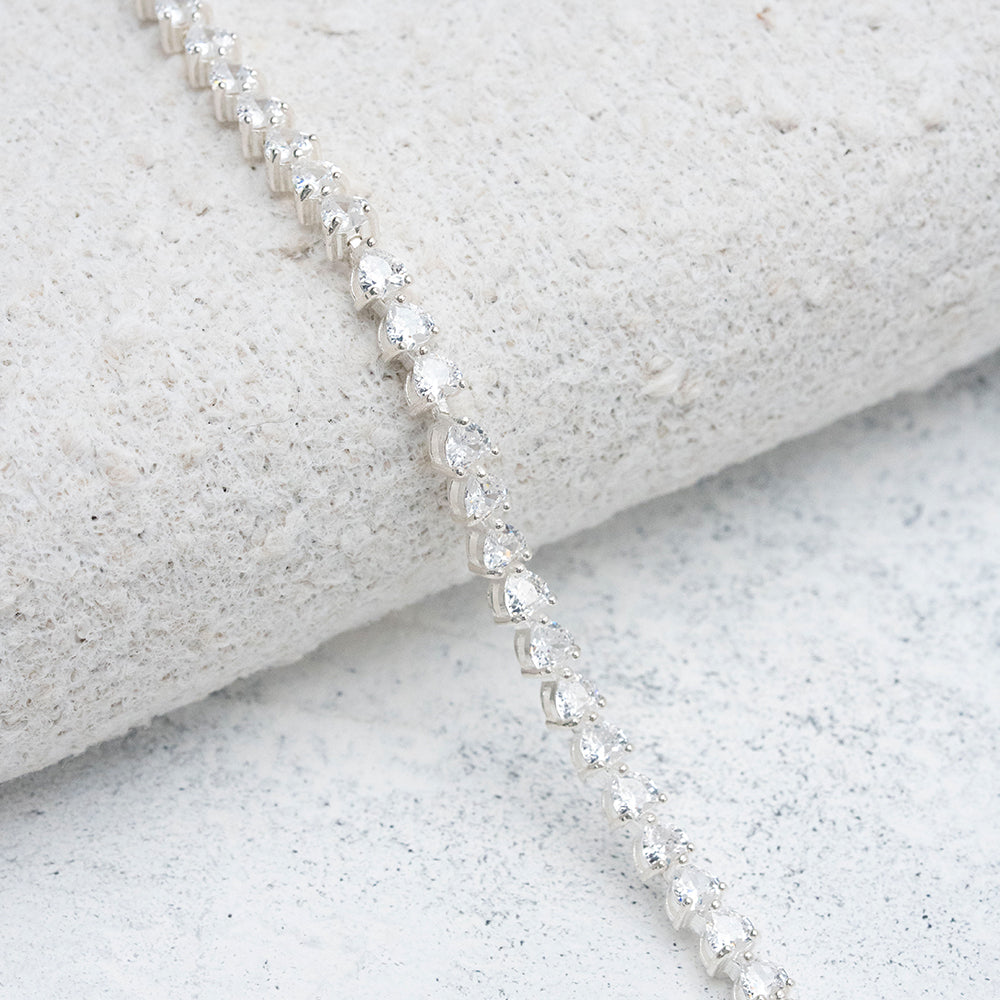 Pulsera de gotas en Plata