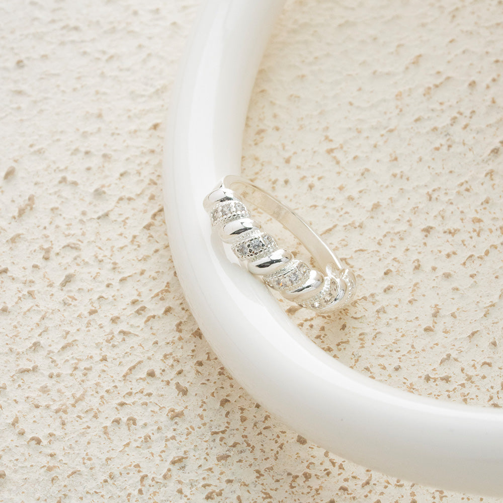 Anillo de piruleta en Plata