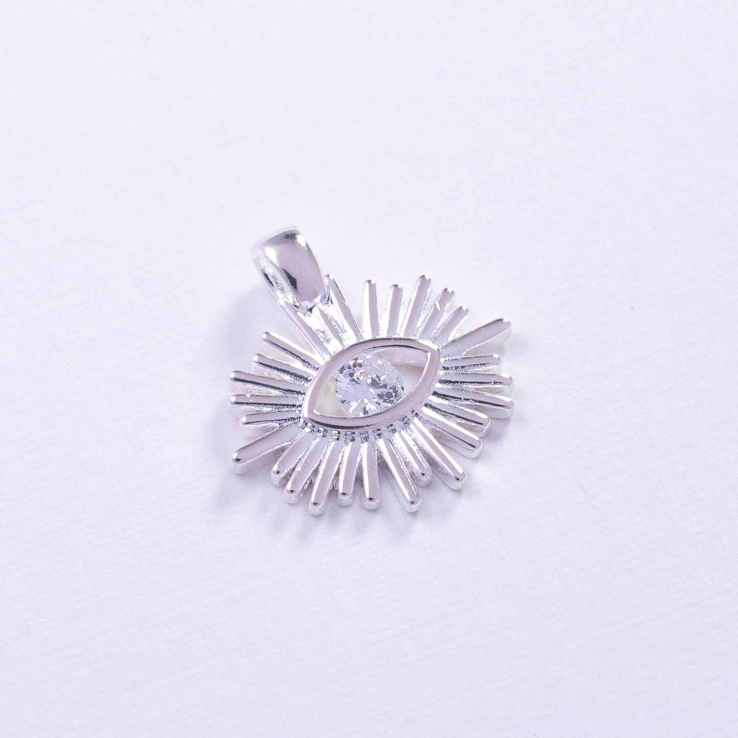 Dije de ojo protector en Plata