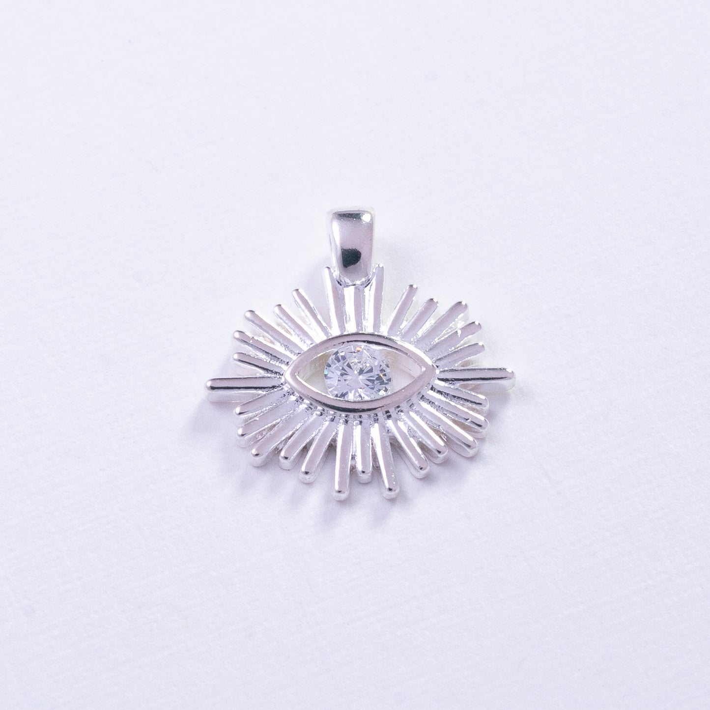 Dije de ojo protector en Plata