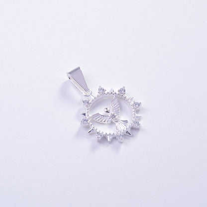 Dije de ángel de la guarda en Plata