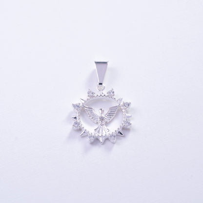 Dije de ángel de la guarda en Plata