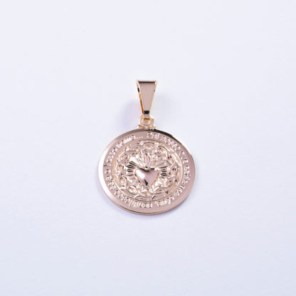 Dije medalla de corazón en Goldfield