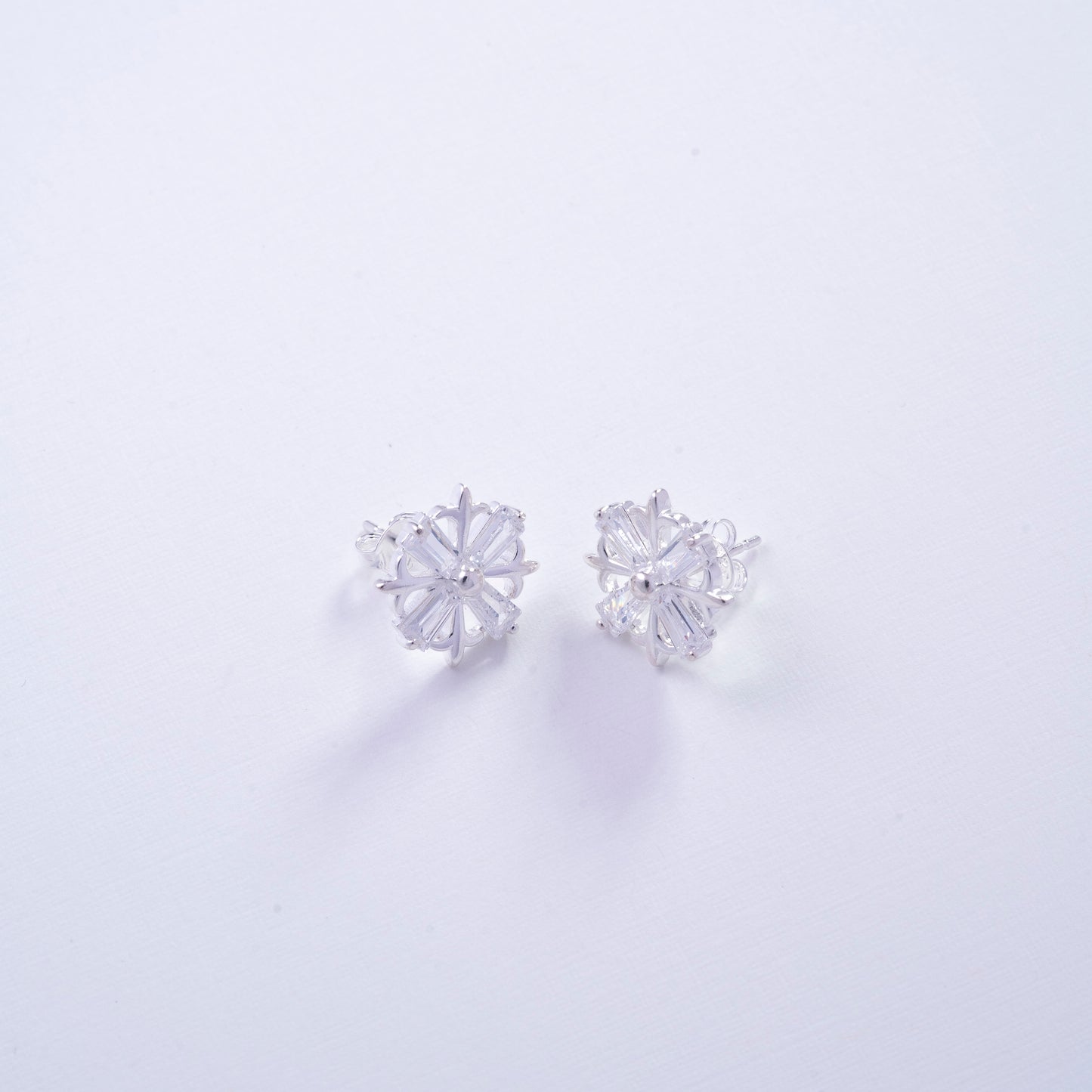 Aros medianos de estrella en Plata