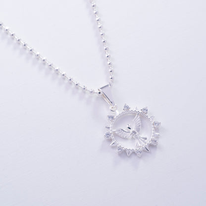 Dije de ángel de la guarda en Plata