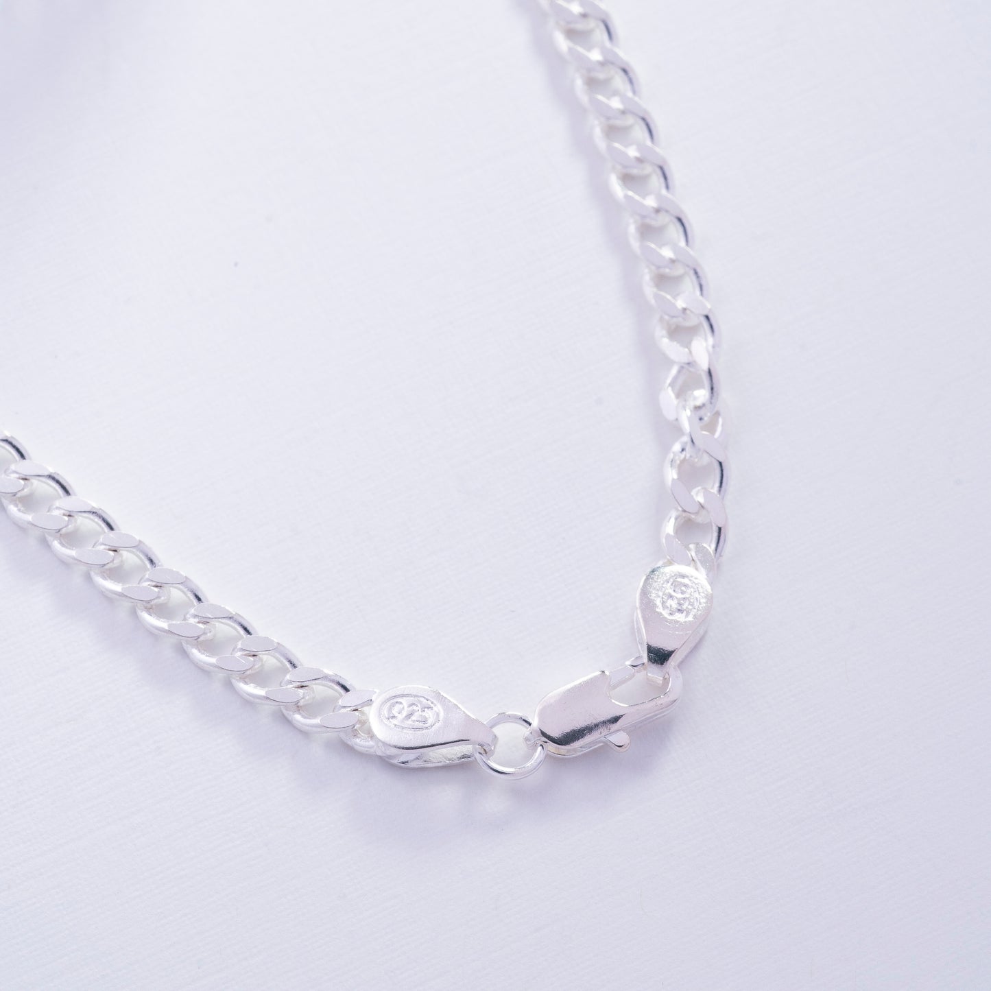 Cadena tejido grumet en Plata