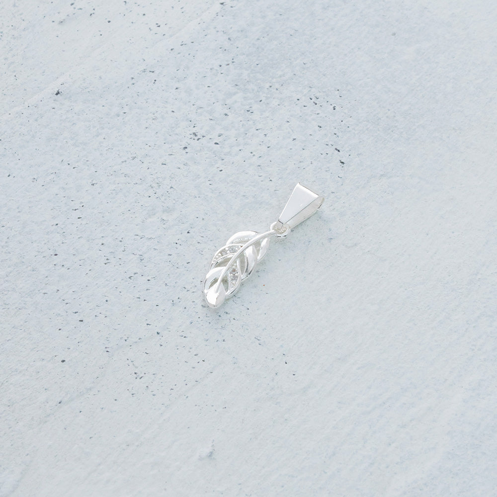 Dije de pluma en Plata