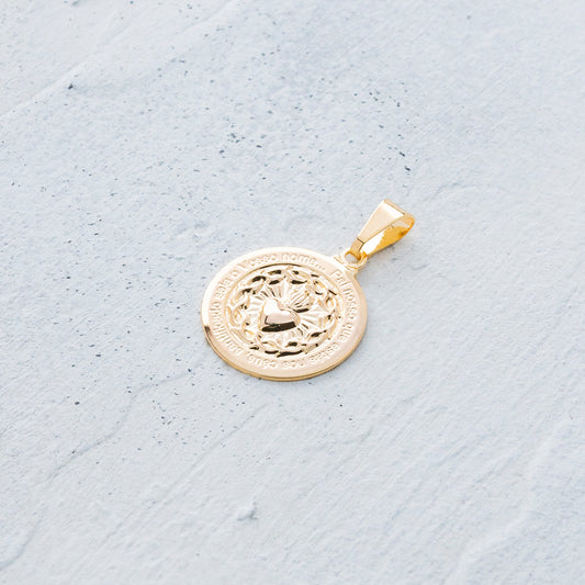 Dije medalla de corazón en Goldfield