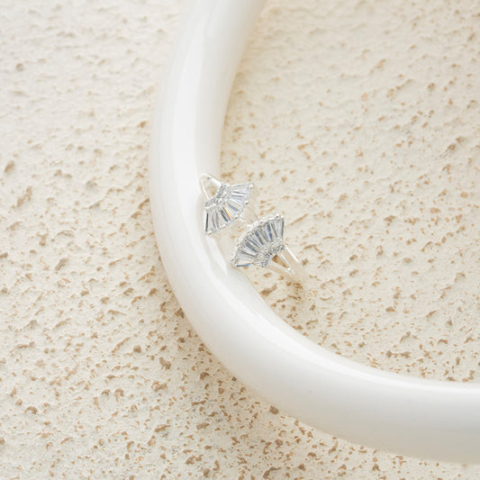 Anillo abánicos en Plata