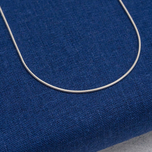 Cadena cola de ratón en Plata