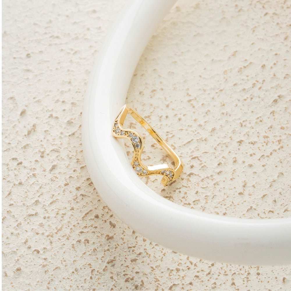 Anillo de ondas en pavé en Goldfield