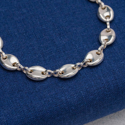 Cadena tejido gucci en Plata