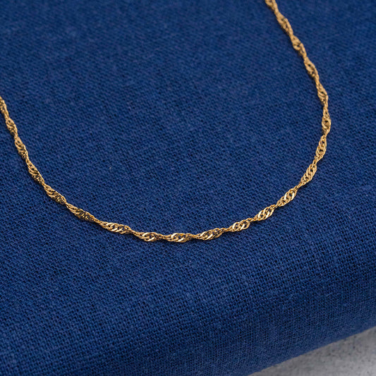 Cadena tejido turbillón en Goldfield