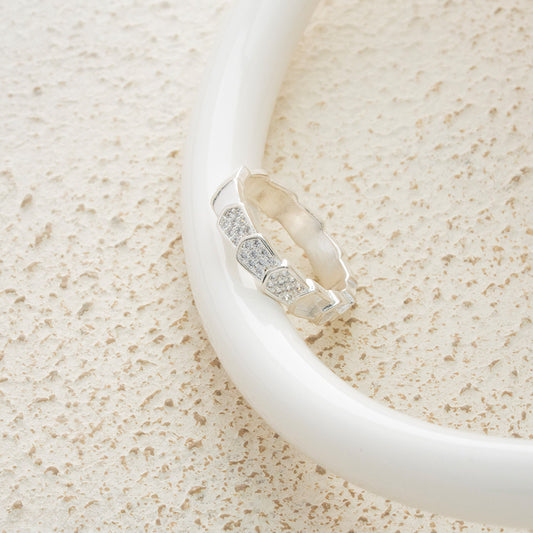 Anillo de escamas en Plata