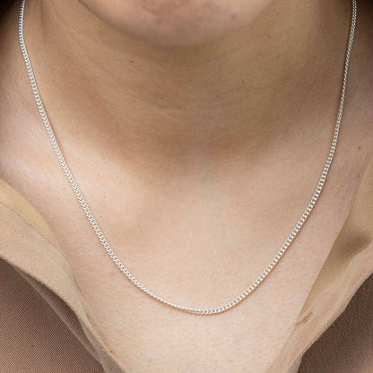 Cadena tejido grumet en Plata