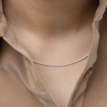 Cadena cola de ratón en Plata