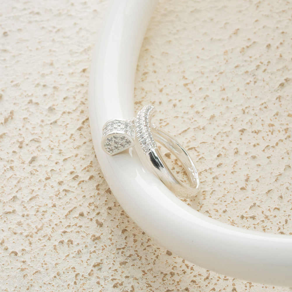 Anillo de clavo en Plata