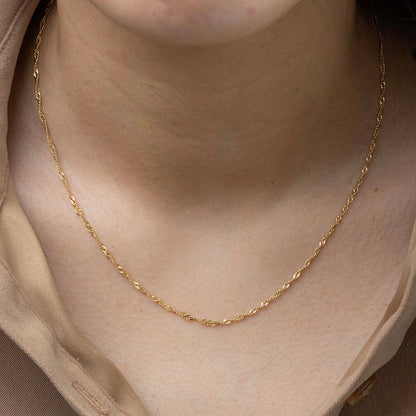 Cadena tejido turbillón en Goldfield