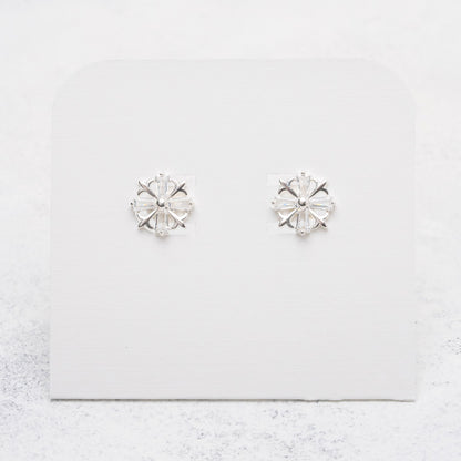 Aros medianos de estrella en Plata