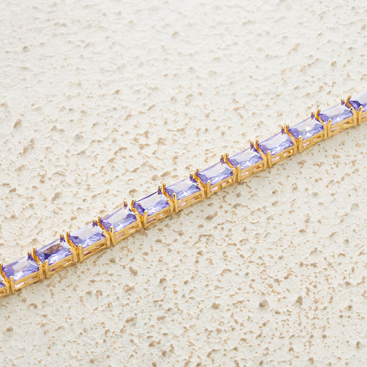 Pulsera de circones morados en goldfield